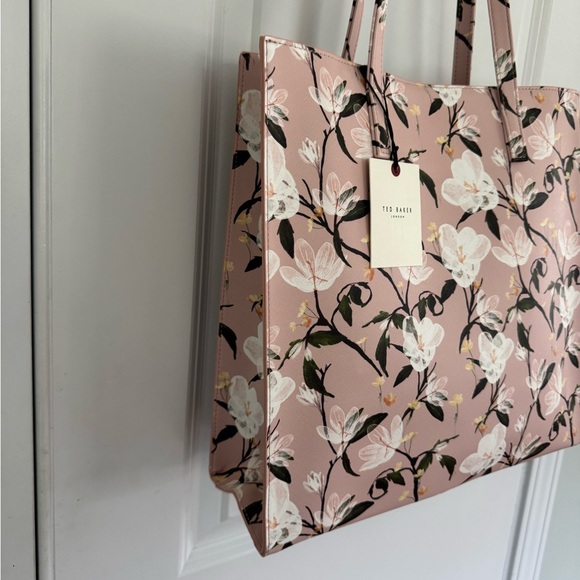 Ted Baker London The Icon Pink Floral Tote - Picture 12 of 15
